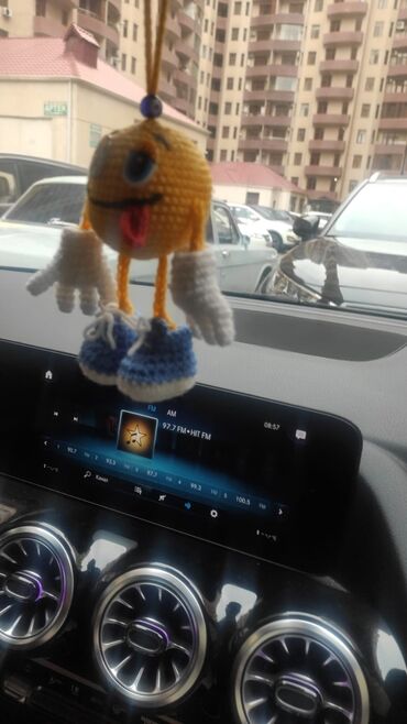 Avtomobil üçün oyuncaqlar və dekor: Брелок смайлик ☺️, ручная работа .Əl isidir — 10