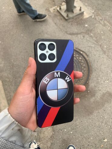 sumqayıt telefonlar: Honor X8, 128 GB, rəng - Qara, Sensor, Face ID, Barmaq izi