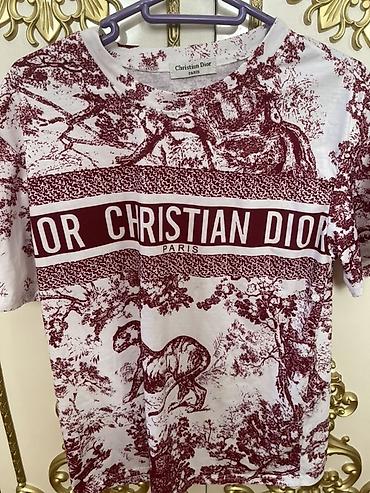 Futbolkalar: Futbolka, Dior, Standart, rəng - Ağ — 1