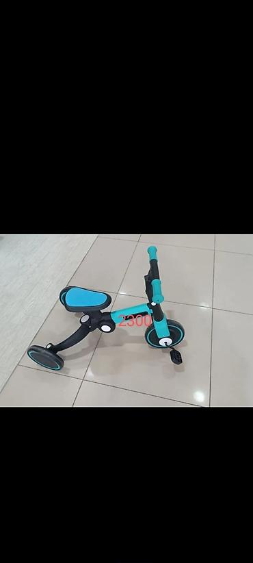 Детские велосипеды: Детские товары 1) Трёхколёсный велосипед-коляска для двоих детей - — 6