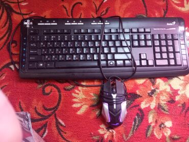 Другие комплектующие: Прадаётся клавиатура для ПК и мышка с подцветкои