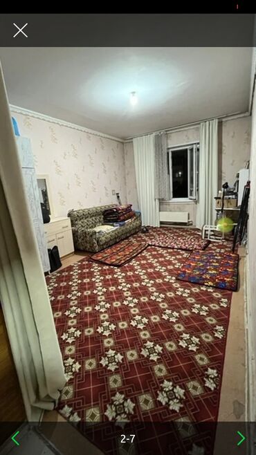 жк малина купить квартиру: 2 бөлмө, 47 кв. м, 105-серия, 3 кабат, Эски ремонт