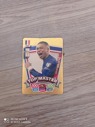 Спорт и хобби: Коллекционная карточка Adrenalyn XL “Top Master” – Kylian Mbappé — 1