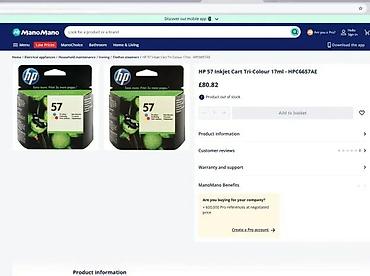 Doking stanice: HP 57 trobojna kertridž patrona za štampače - Model: HP 57 Tri-colour — 5