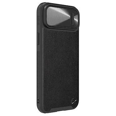 Maske i futrole za telefone: Maska Nillkin CamShield Leather S za iPhone 14 6.1 crna. Uz brzu — 5