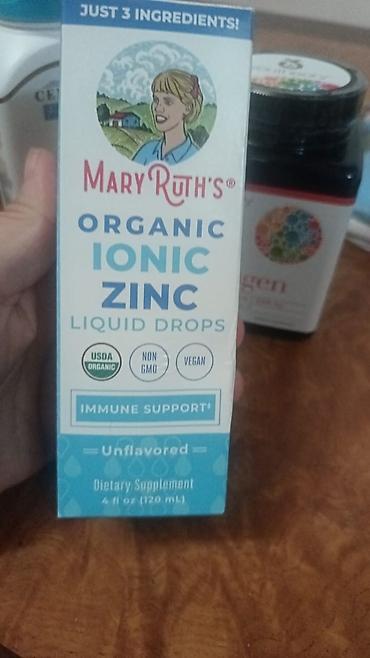 triko dest: MaryRuth’s Organic Ionic Zinc Liquid Drops – mayesiz, bitki mənşəli — 1