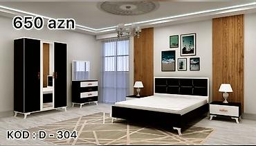 Yataq otağı mebel dəsti – KOD: D-304 Qiymət: 650 AZN (şəkildə