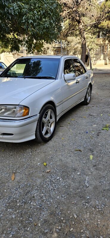 Mercedes-Benz: Mercedes-Benz S-Class c230 sedan, ağ rəngdə. -maşın tam ideal — 2