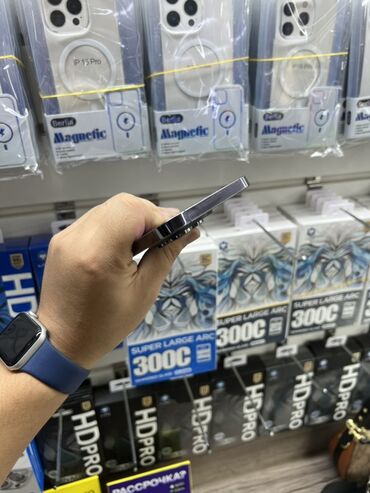 Apple iPhone: IPhone 14 Pro Max, Б/у, 1 ТБ, Deep Purple, Зарядное устройство, Защитное стекло, Чехол, 82 % — 5