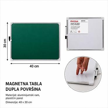 KMT Dvostrana tabla za pisanje 5202139 - Tip: Magnetna tabla sa