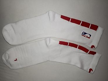 brug pantalone: NBA košarkaške čarape – bela boja sa crvenim detaljima - Originalni — 2