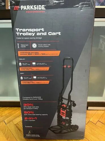 Ostali alati i mašine: *** AKCIJA *** Multifunkcionalna transportna kolica PARKSIDE Germany; — 2
