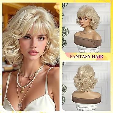 Perike i klipse: Perike – 3400 din - Moderne ženske perike u više stilova i dužina — 3