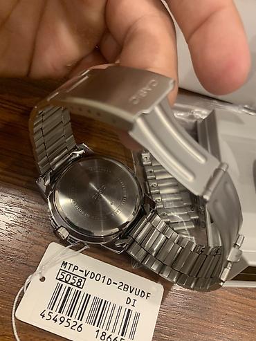 irsad saat: Casio MTP-VD01D-2BVUDF kişi qol saatı - Mexanizm: Kvars (batareya — 4
