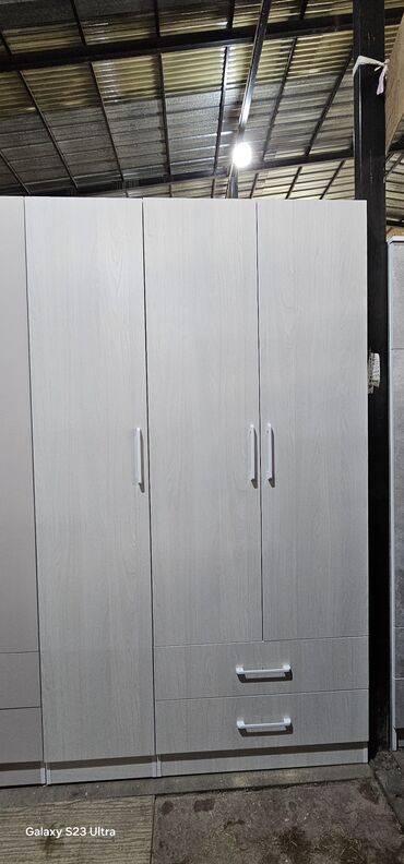 Шифоньеры: Шифоньер, Новый, Прямой, цвет - Белый, ЛДСП — 8