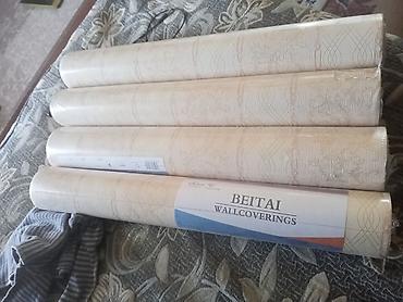Обои: Страна производства: Китай, Вид принта: Дамасский узор, цвет - Бежевый, Новые — 4