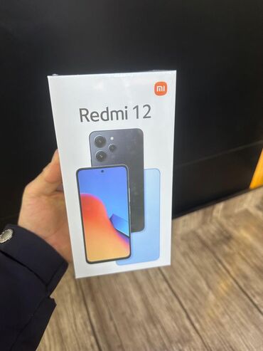 Redmi: Redmi, Redmi 12, Новый, 8 ГБ, цвет - Черный, 2 SIM