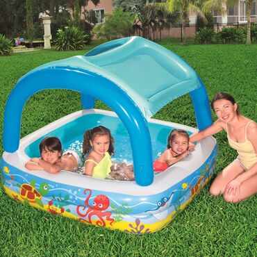 бассейн цена: Доставка по городу бесплатно Детский надувной бассейн 147х147х122 см