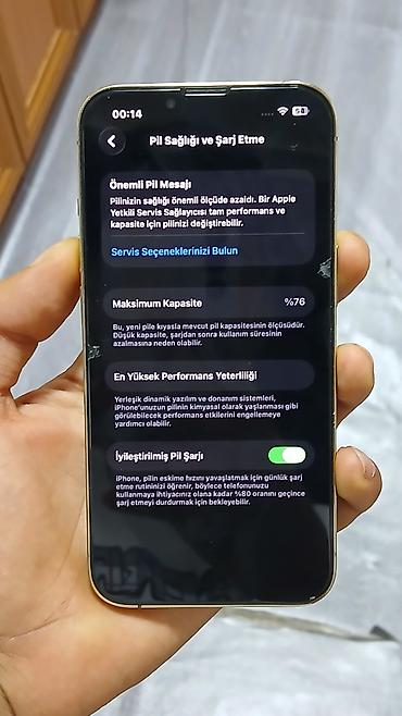 ayfon 7 s: IPhone 13 Pro, 256 GB, Qızılı, Zəmanət, Kredit, Simsiz şarj — 2