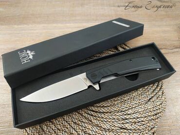 оружие охота: Складной нож Капитан от Нокс, сталь D2, рукоять G10 Складной нож