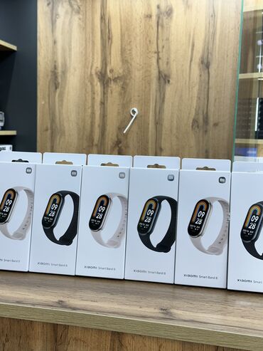 omeqa saat: Yeni, Smart qolbaq, Xiaomi, Sensor ekran, rəng - Qara