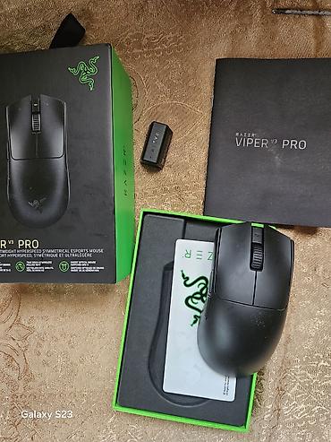 razer viper ultimate: Gaming maus Razer Viper V3 pro
Sadece usb kabelde işleyir! — 3