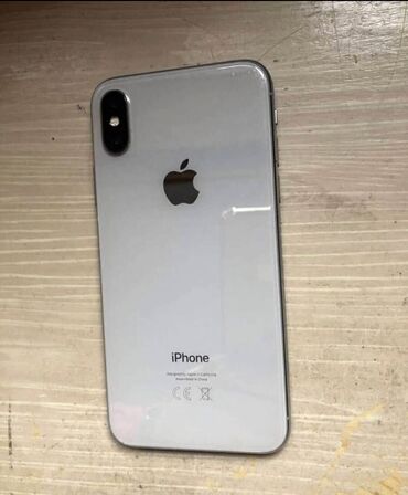 Kompüter, noutbuk və planşetlər: IPhone X, 64 GB, White Titanium, Simsiz şarj