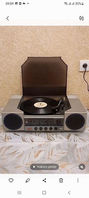 gramofon: Vega 301-c plastinka oxuducusu 1980-ci illər plastinka vinil var — 1