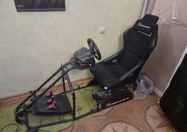 Видеоигры и приставки: Продается гоночное кресло Speedmaster v 2.0 (Германия) и руль с