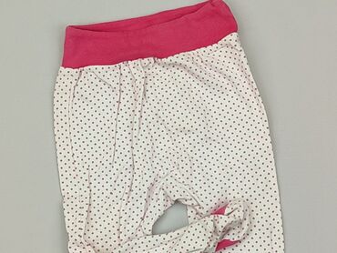 biale legginsy prazkowane: Спортивні штани, 12-18 міс., стан - Задовільний