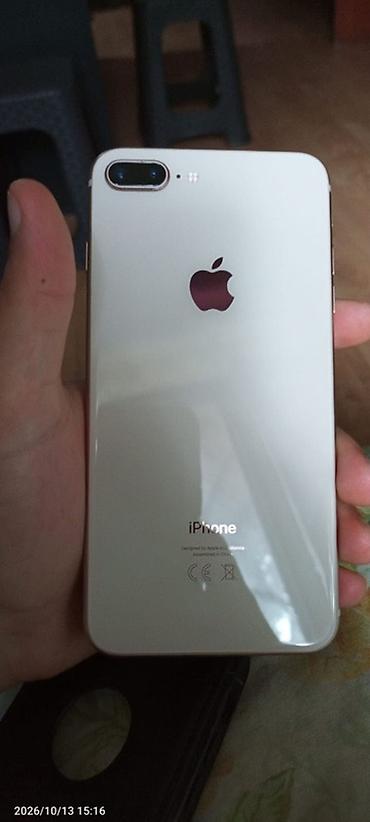 iphon 17: IPhone 8 Plus, 64 GB, Ağ, Barmaq izi — 2