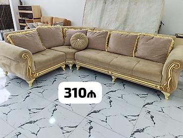 Künc divan – 310₼ - Model: Klassik üslubda künc divan - Açılan deyil