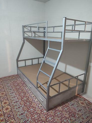 Двухъярусные кровати: Стил Лофт. Мебел на заказ. Двухъярусная кровать. Размер внизу:Ширина — 5