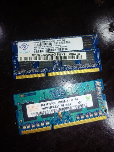 Operativ yaddaş (RAM): Operativ yaddaş (RAM) Samsung, 2 GB, 1600 Mhz, DDR3, Noutbuk üçün, İşlənmiş