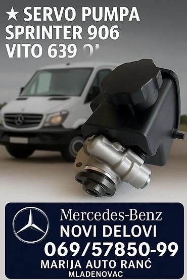 MERCEDES SPRINTER 906 VITO 639 SERVO PUMPA OM 646 06-18 | servo