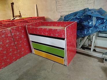 Двухъярусные детские кровати: Детская многоярусная кровать для детских садов (4 спальных места) - — 1