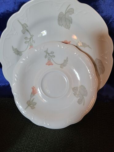 Staro posuđe i escajg: Set Kahla porcelan 7g.Nemacka. Trodelni set,bez ostecenja,sve na — 9