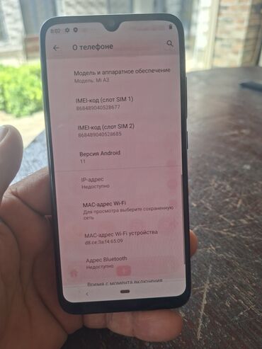 Xiaomi A3, rəng - Qara, 
 İki sim kartlı