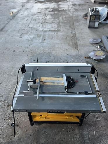 taxda: Məhsul: DeWALT stolüstü dairəvi mişar (table saw) Təsvir: - Güclü — 5