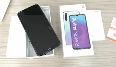 tecili satilan telefonlar: Xiaomi Redmi Note 8, 64 ГБ, цвет - Черный
