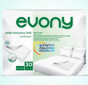 Yataq xəstələri üçün qoruyucu örtük Evony firmasi, 90\60 sm ölçü. 1