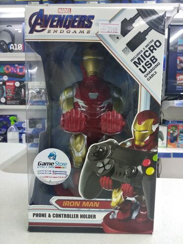 сколько стоит дуалшок 4: Держатель для джойстика Iron Man