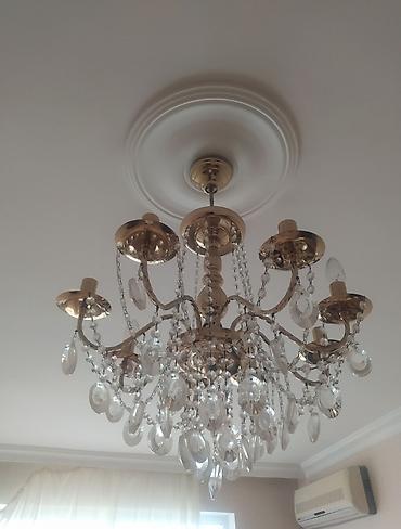 İşıqlandırma: Çılçıraq, 8 lampa, Metal — 1