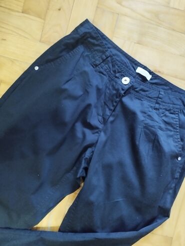 crne pantalone zenske kombinacije: XL (EU 42), Normalan struk, Čino