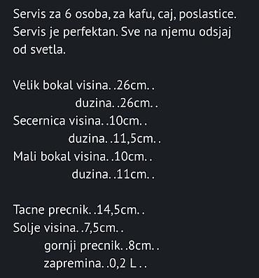 Kuhinjski setovi: Servis za kafu,caj poslastice 1950g+.Eschenbach Bavaria. Servis — 2