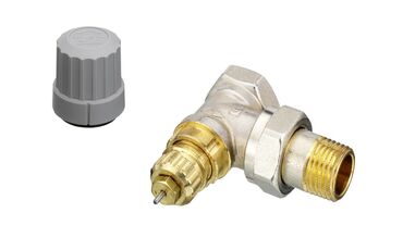 радиатор отопления: Danfoss radiator klapanı və qapaq - Tip: Radiator üçün bucaq tipli