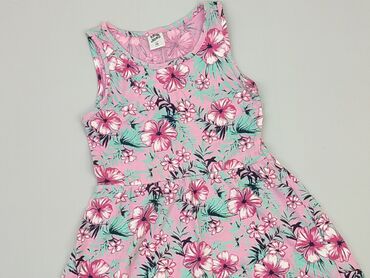 letnie sukienki w kwiaty midi: Dress, 5-6 years, 110-116 cm, condition - Good