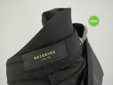 modne leginsy: Reserved, Spodnie materiałowe damskie, rozmiar L — 5