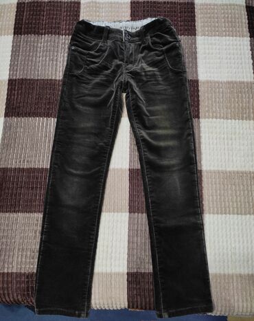 джинсы утепленные: Джинсы и брюки, цвет - Коричневый, Б/у