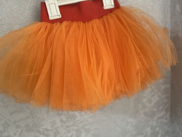 детская желтая одежда: Детское платье цвет - Оранжевый